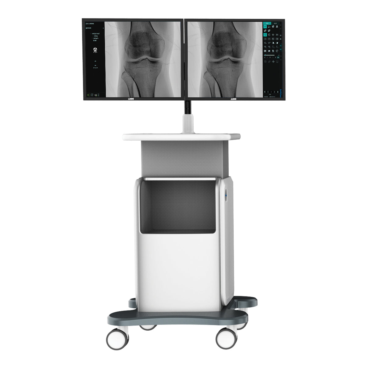 The Compax 500 Vet features a comprehensive range of advanced imaging modes tailored to various vet applications from orthopaedic evaluations of small companion animals to general and dental examinations of larger livestock.