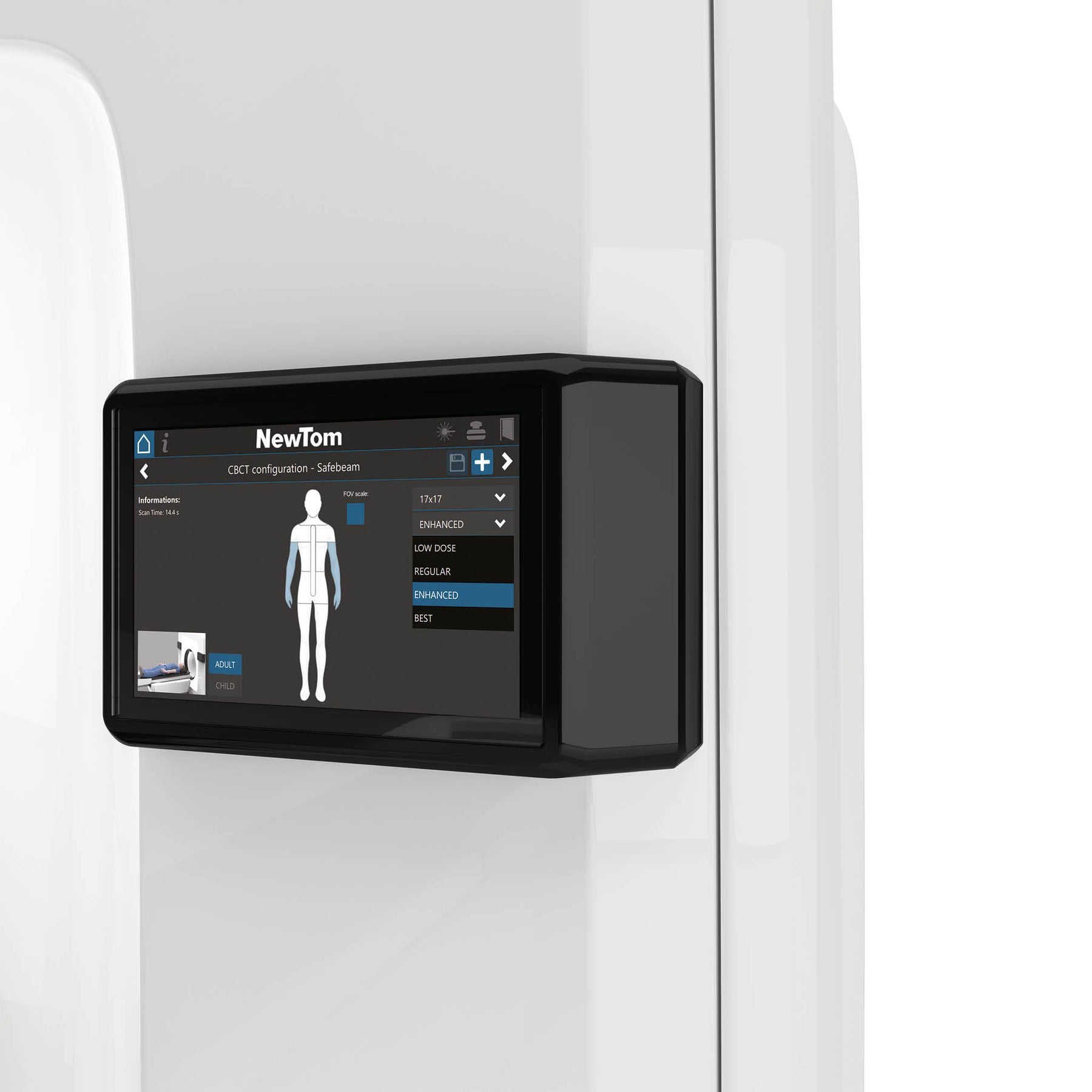 NewTom 7G is the most advanced CBCT device on the market. Innovative 3D and 2D analysis functions