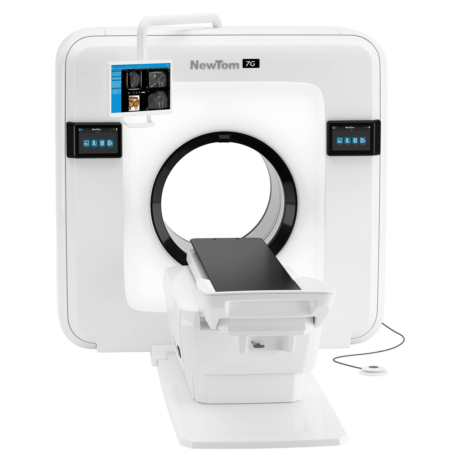 NewTom 7G is the most advanced CBCT device on the market. Front panel.