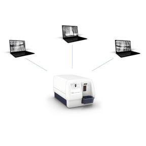 Dexis Scan eXam™ One can be easily shared by up to 8 operatories over a local network.