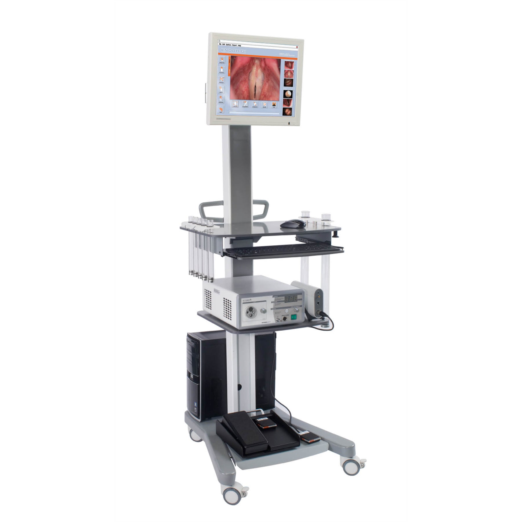 The Ecleris Equipment Cart has been designed for constant use in clinics and hospitals